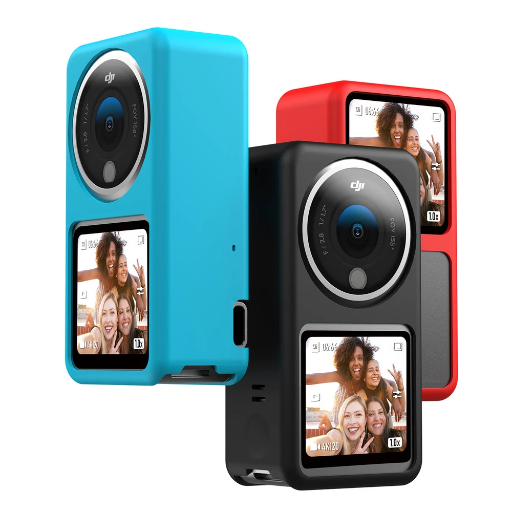 Dji Action 2 Soft Silicone Case Dustproof Protective Camcorder Cover