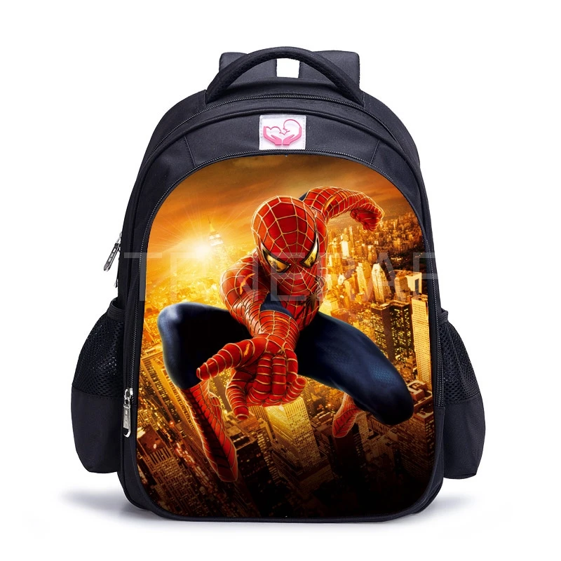 Cartoon Spiderman Backpacks 3D Cartoon double School Bag Unisex Kindergarten Student Boys Girls Outdoor Travel Mochilas