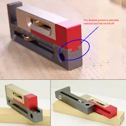 Деревообрабатывающий стол пила слот регулятор слот линейка сделать врезной и шип подвижный измерительный блок длина компенсации