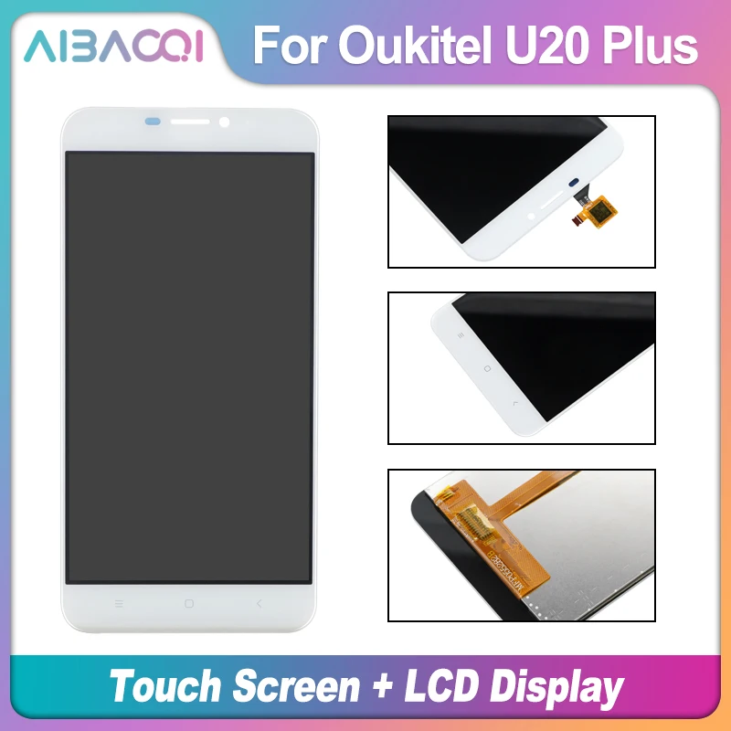 5,5 дюймовый сенсорный экран+ 1920X1080 ЖК-дисплей в сборе для Oukitel U20 Plus Android 6,0 MTK6737T телефон