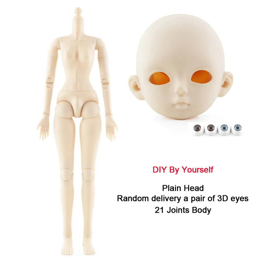 BJD макияж Lori 60 см кукла без одежды простая голова моделирование 3D настоящая глаза