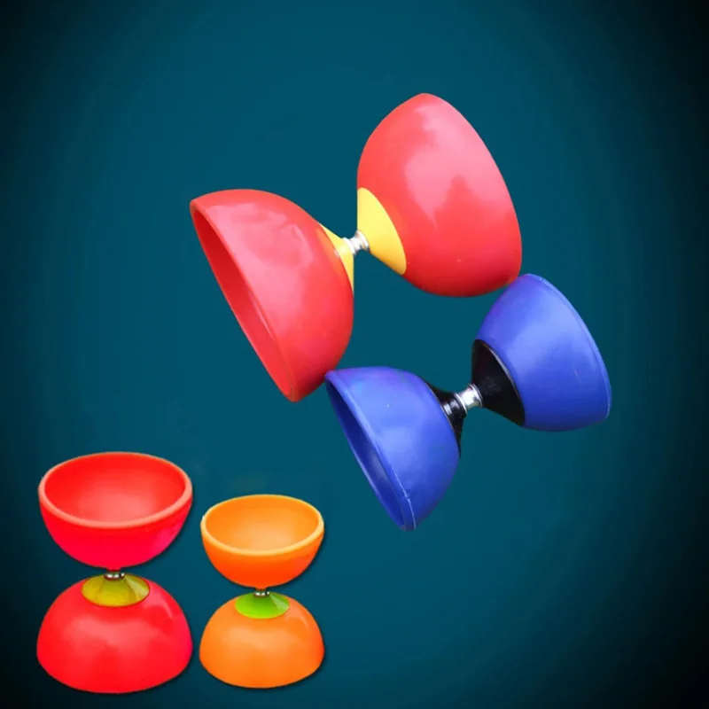 

4 Colors Bearingless Diabolo Funny Chinese YOYO Clutch Diabolo Set Metal Sticks Bag Toys For Children Adult Elderly People