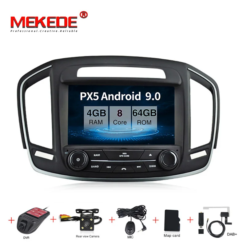 MEKEDE HD 1024X600 4G + 64G Android 9 0 автомобильный Радио dvd-плеер мультимедиа для Opel Vauxhall Holden