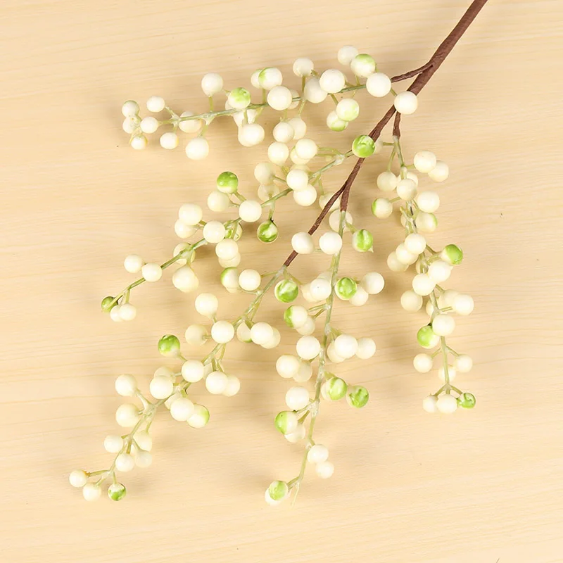 Artificial Berries Branch Plastic Fake Flowers