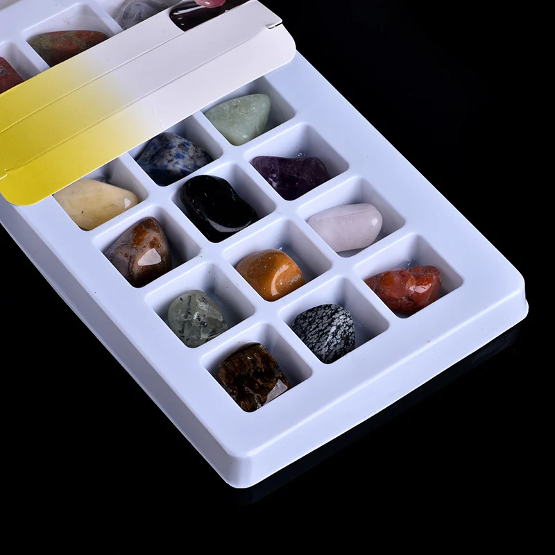 18-в-1 набор с комбинированным набором Природный Рок-кристалл минеральной украшения дома коллекция украшений для дома кабинет украшения ручной работы подарок