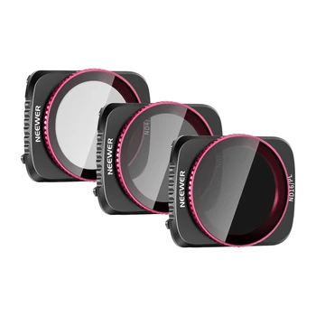 

Neewer Camera Lens Filter Neutral Density/Polarizing 2 in 1 Filter Multi-coated Filters Pack Accessories(3 Packs)