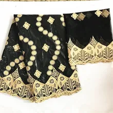 Еще Летающая Черная кружевная ткань последняя африканская Базен riche ткань высокое качество морская парча ткань Индия Базен riche getzenr