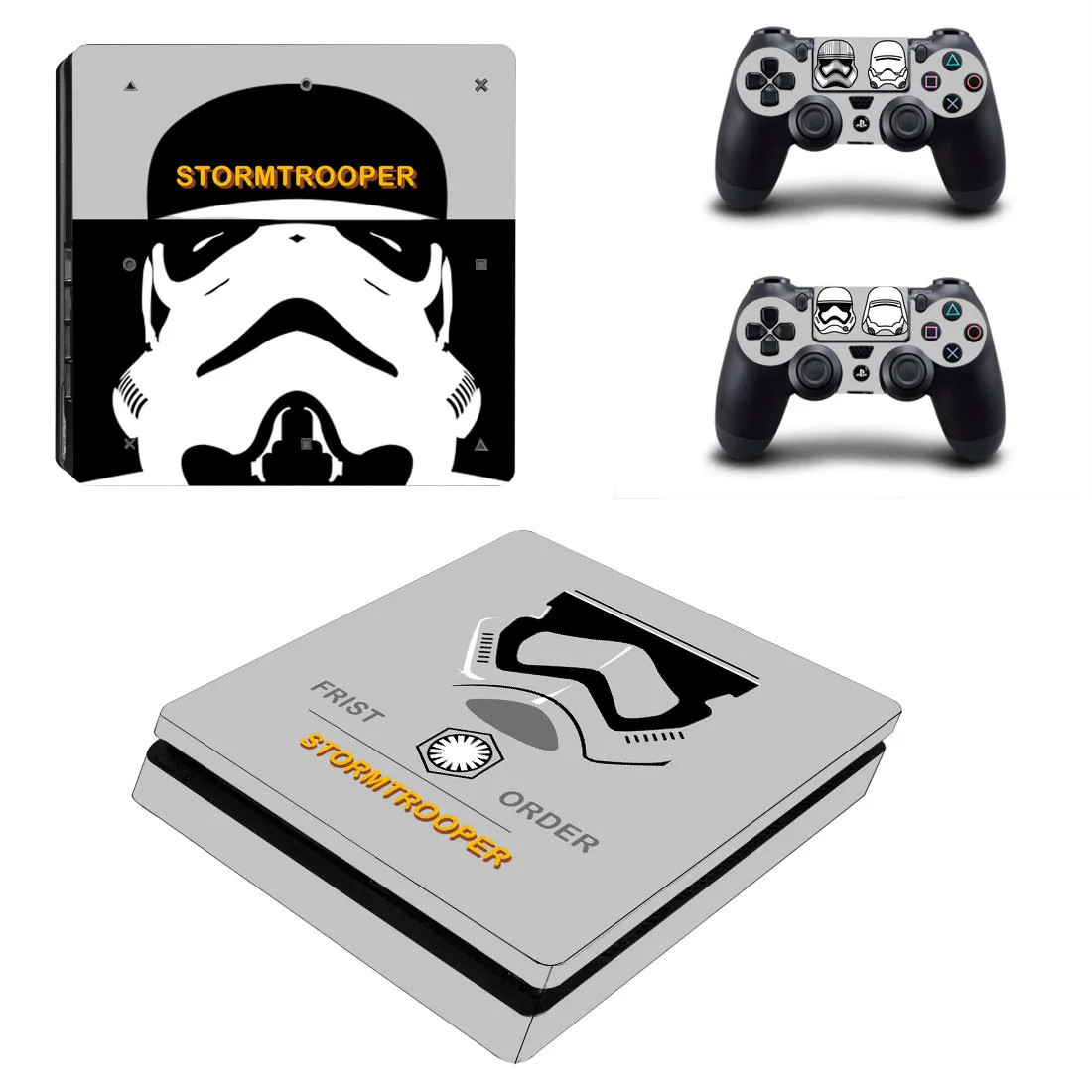 PS4 Slim sticker s Star Wars PS 4 Play station 4 Slim виниловые наклейки для playstation 4 Slim консоли и контроллера