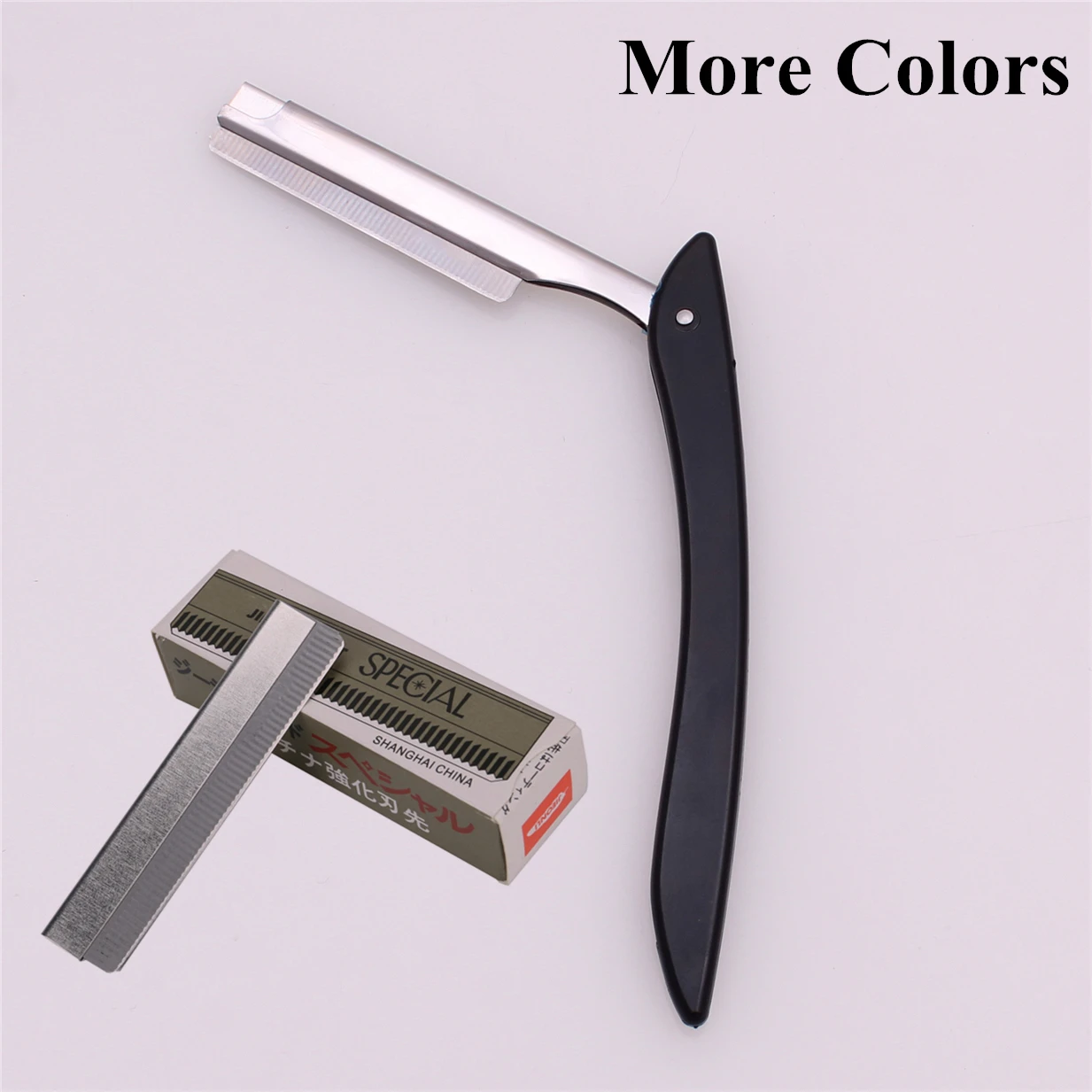 Shaving Razors Barber Hair Cut Razor Blades Male Female Eyebrow Trimmer Folding Shaver Knife ABS Holder 1 + 10 Blade 108# |