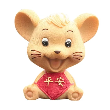 

Chinese New Year Rat Ornament Chinese New Year Of Desktop Rat Toy Figurines Year Of The Rat Festival Home Decoration Accessories