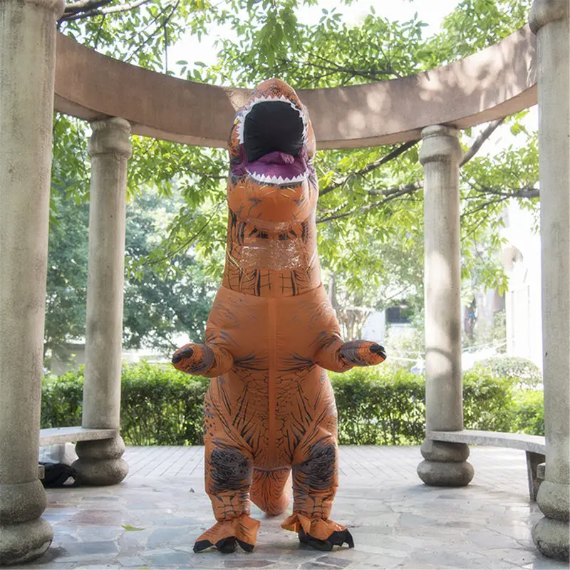 Inflatable Dinosaur Mascot Costume Jumpsuit Blowup Dress Advertising Promotion Party New Carnival Halloween Xmas Easter Adults