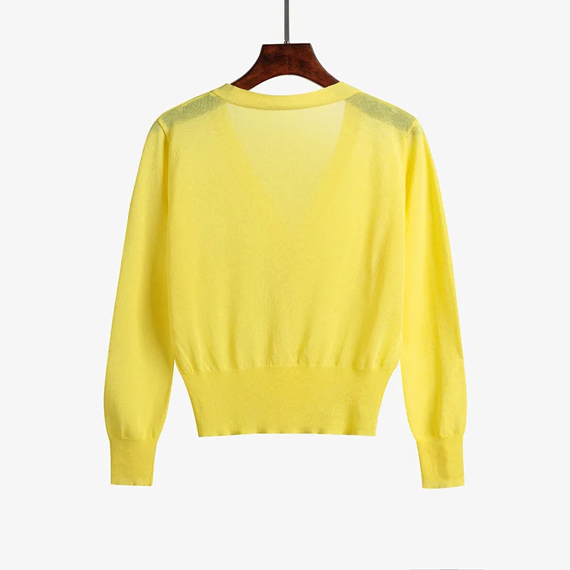 yellow crop top jumper