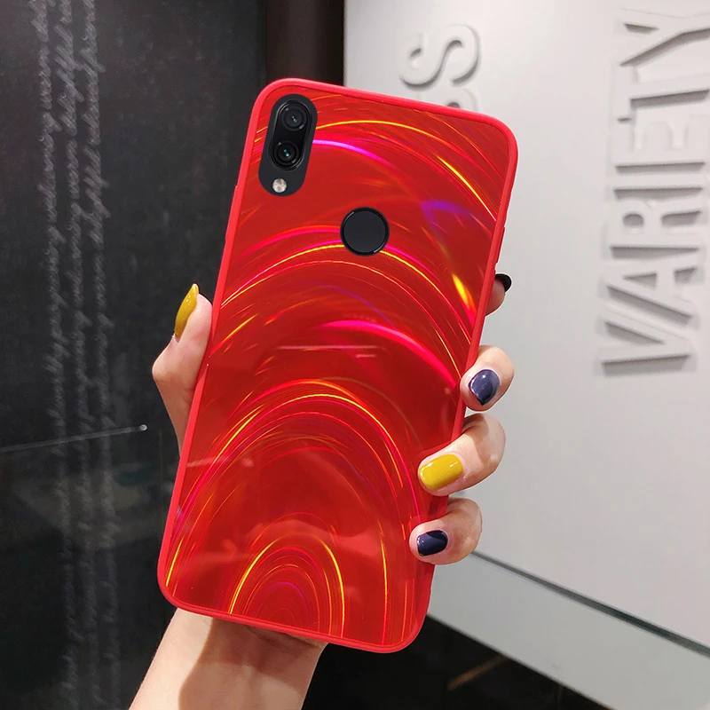 red Блестящие туфли с рисунком радуги чехол для huawei P 20 30 Pro P Smart плюс Y5 Y9 Y6 Y7 Prime Honor 7C 8X 8A 10i 20i Коврики 20 Lite - Цвет: red