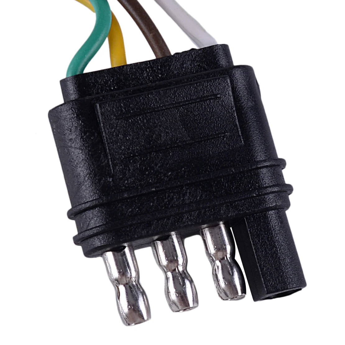 DWCX MIC-AP-210C 4-полосная плоский до 7 способ круглый RV лезвие адаптер для проводки прицепное устройство штепсельная вилка с кронштейн аксессуары для ванной комнаты