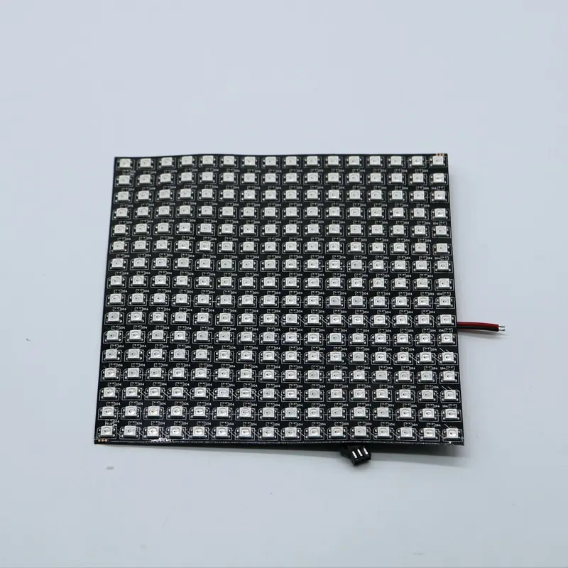 P10mm 16*16 pixels 256leds flexible mini led matrix ws2812 WS2812b DC5V