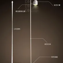 Винтажный напольный светильник в скандинавском стиле, современный светильник