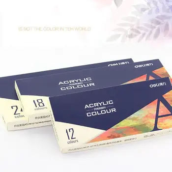 

12/18/24Colors Acrylic Paints set wall painting color brush fabric Drawing ) Art (no palette paint set Painting E2D2