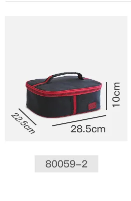 new customized lunch box thermal bag, Oxford cloth aluminum film portable bento bag, waterproof rice bag with belt