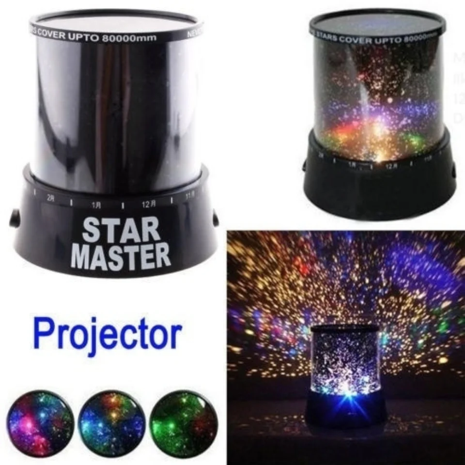 Galaxy Projector 3 In 1 – Proiettore Luna E Cielo Stellato Con 240 Luci, Telecomando E Controllo Vocale