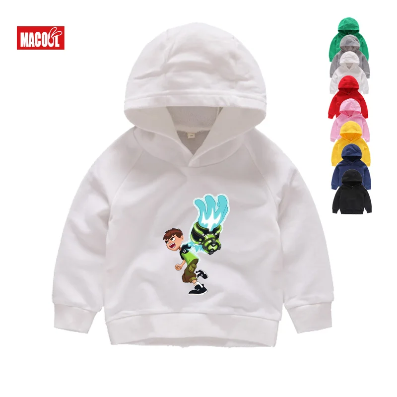 Лидер продаж; модные детские толстовки с капюшоном Omnitrix Ben 10; Одежда для мальчиков; толстовки и свитера для малышей; От 2 до 8 лет с рисунком аниме для мальчиков и девочек