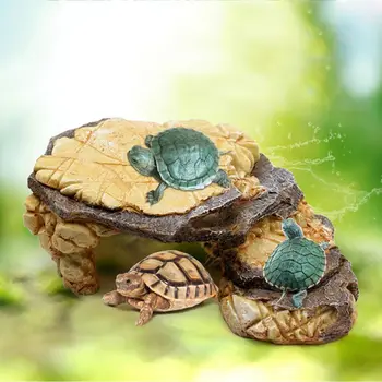 

Reptile Resin Hides Cave Turtles Rock Hideout House Lizard Hiding Spot Habitat