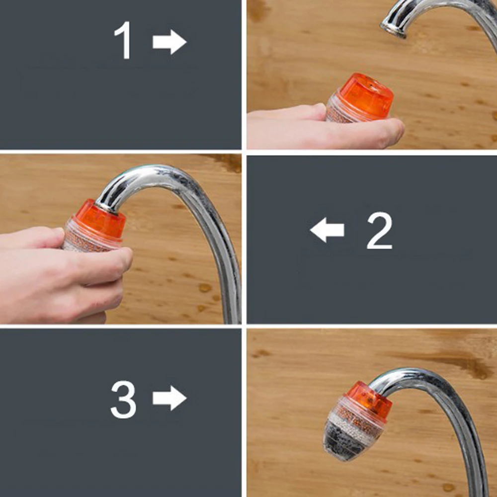 Filtre à Eau Anti-éclaboussures Pour Robinet De Cuisine, Rotatif, En Alliage - Neuf Sous Emballage