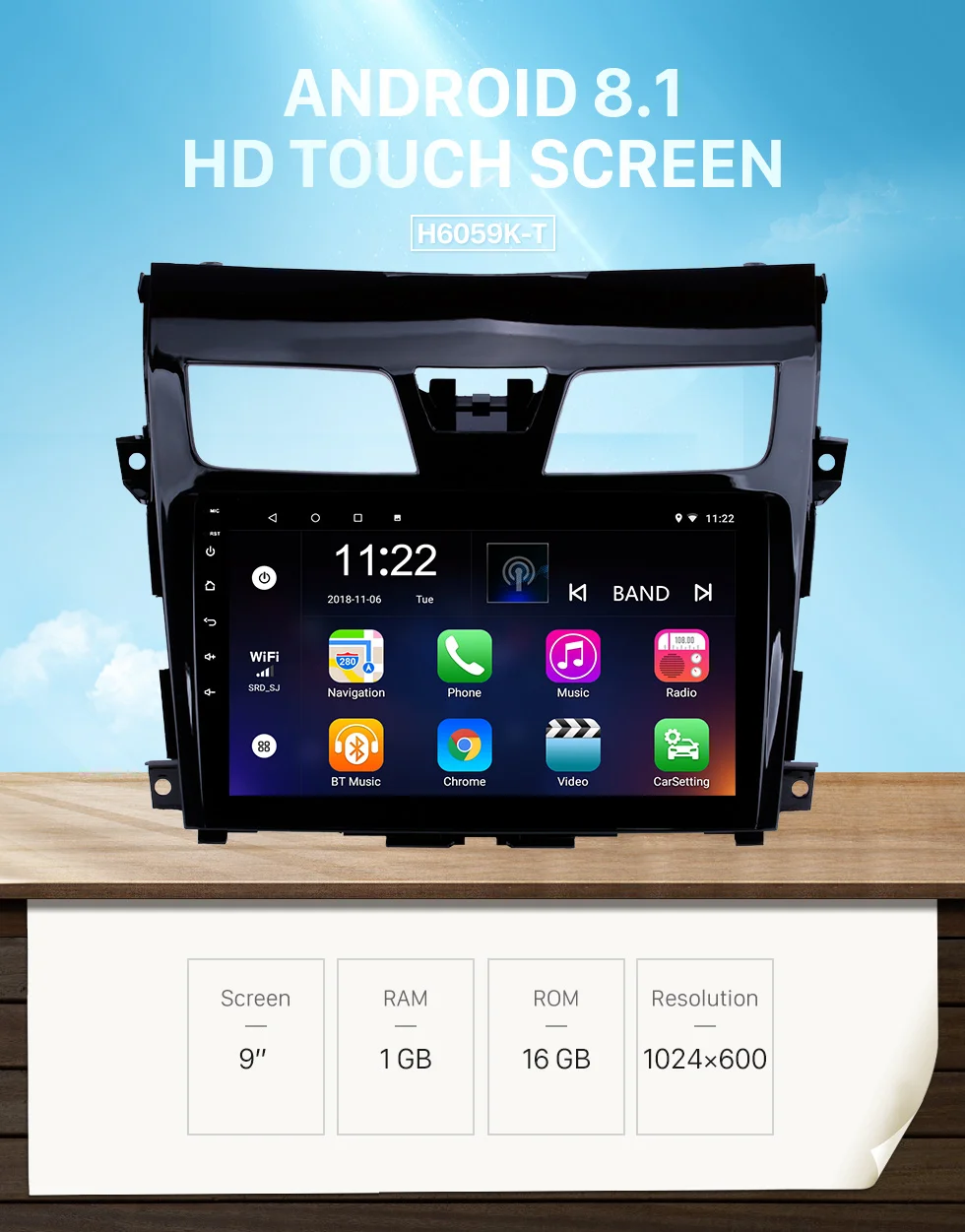 Discount Harfey Android 9.0 Car Radio For 2013 2014 -2017 Nissan TEANA 9 Inch 2Din Wifi GPS Multimedia Player Support SWC DVR Mirror Link 0