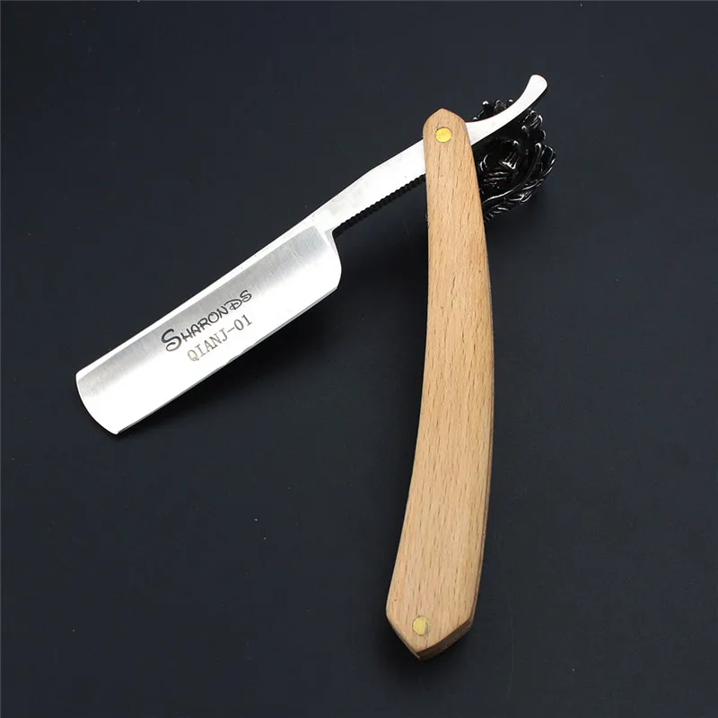 

Natural eucalyptus vintage razor for men and women using a shaving knife razor