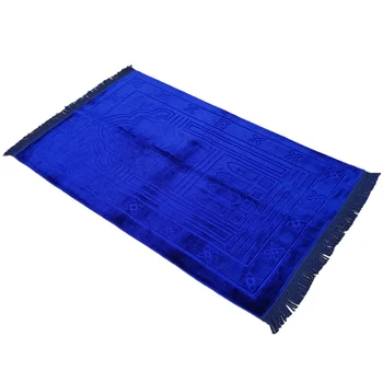 Deluxe Soft 65 X 110 Cm Rectangle Prayer Blanket Decoration Rug Floor With Tassel Worship
