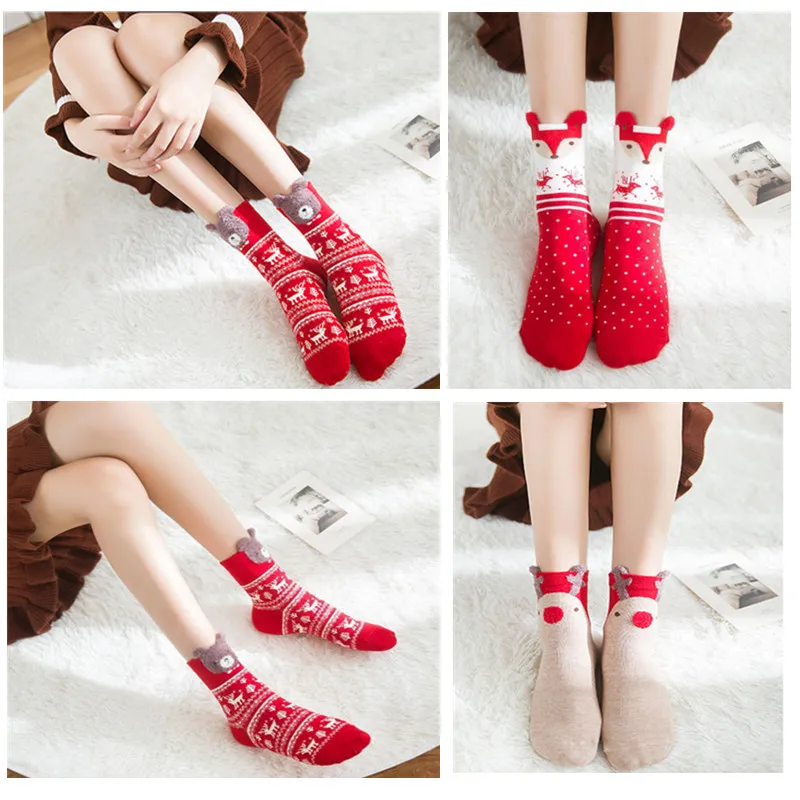 

Cartoon Christmas Socks New Year 2020 Christmas Gift Christmas Decoration Navidad 2019 Kerst Decoratie Natale Decor Natal Noel.