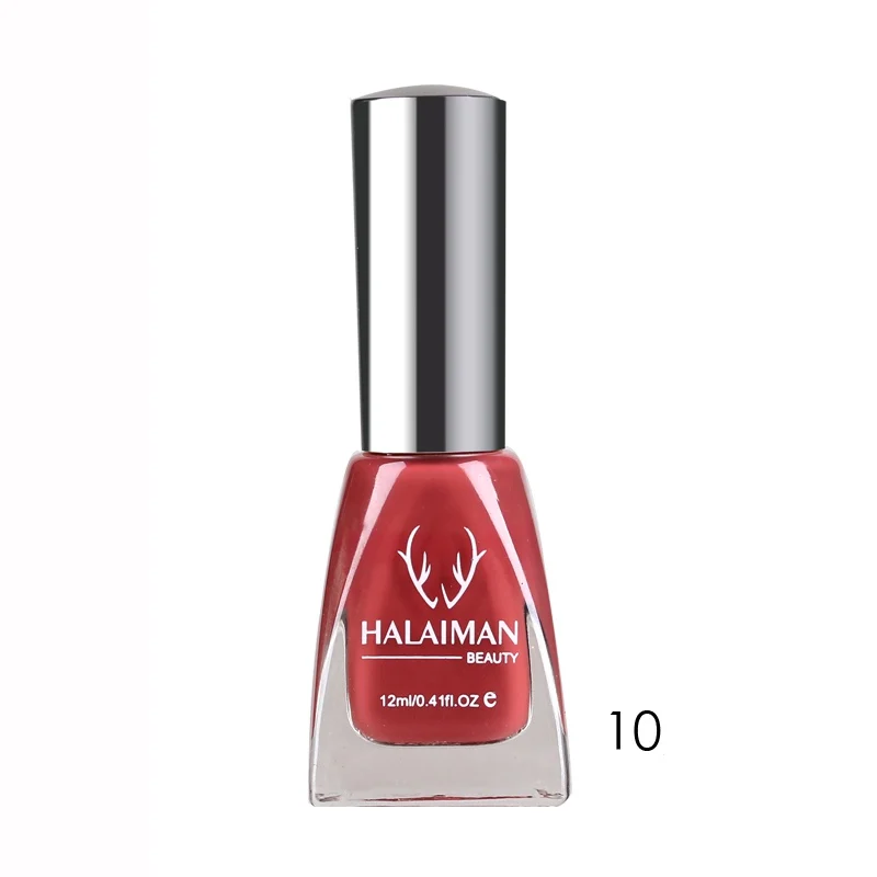 Bright Oily Unpeelable Nail Polish Long Lasting Waterproof Nail Art 19 Color Optional