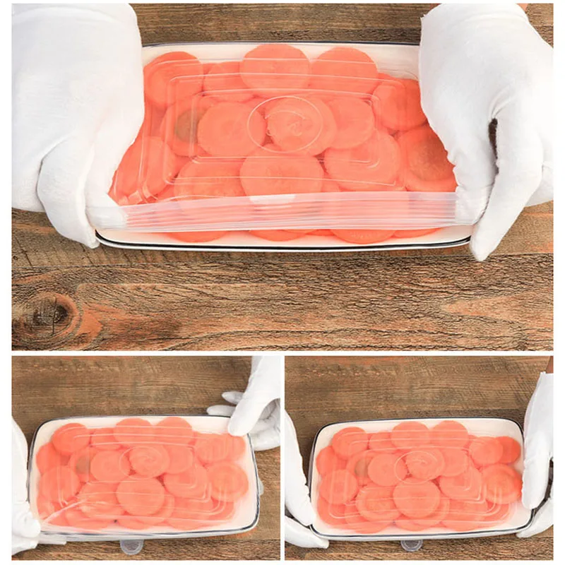 6 шт. силиконовая крышка для пищевых продуктов многоразовая Крышка сохраняющая