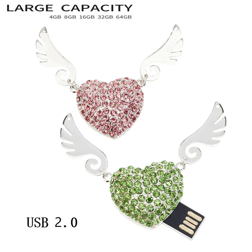 Usb флеш-накопитель, 32 ГБ, металлический подарок, девочка, Usb 2,0, флеш-накопитель, 64 ГБ, 128 ГБ, 16 ГБ, 4 Гб, Usb накопитель, 8 ГБ, водонепроницаемая флеш-карта памяти