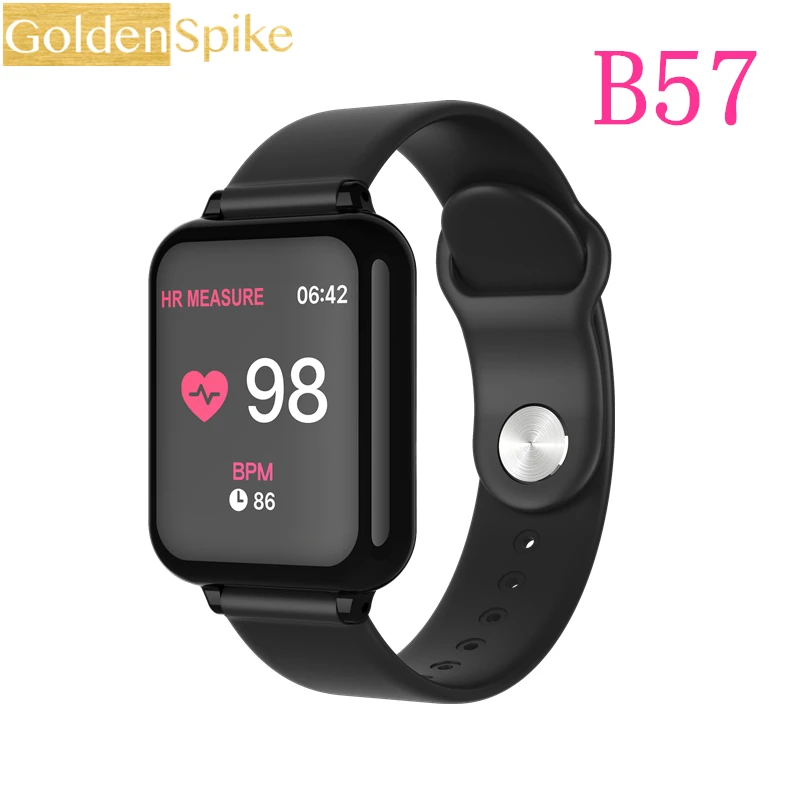 

GOLDENSPIKE B57 Women Men Smart Watch IP67 Waterproof Sport Smartwatch Heart Rate Monitor Blood oxygen For IOS apple IWO 8 watch