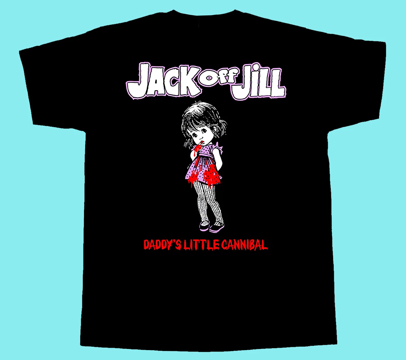 Футболка Jack Off Jill Band черный цвет размеры от S до 4Xl Tt627 | Мужская одежда
