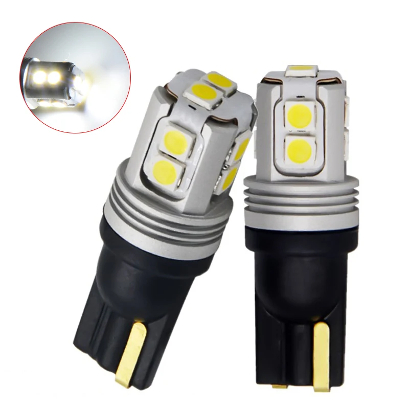 2 шт. T10 W5W высокое качество 3030SMD чип светодиодный 194 автомобильный стояночный