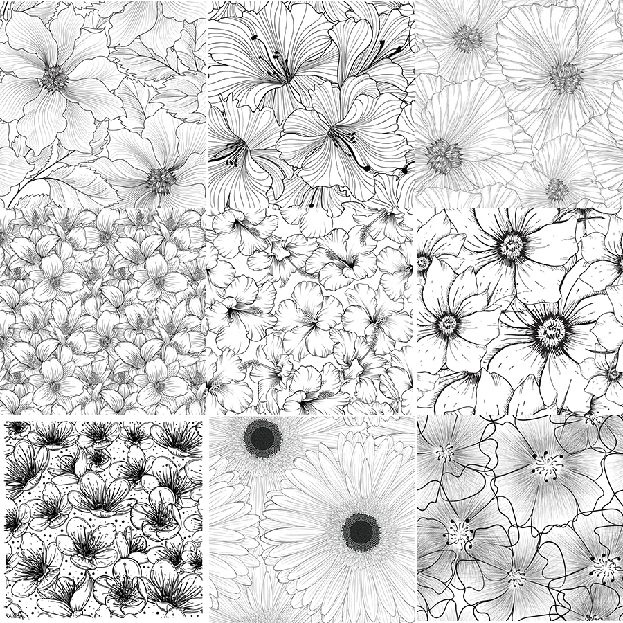 Various Flowers Bloom Clear Stamps/Seal For DIY Scrapbooking Card Making Album Decorative Silicone Stamp Craft clear stamps,silicone stamps