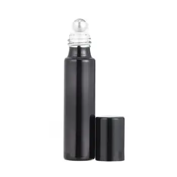 

6pcs 10ml Glass Roll-On Bottles Eye Cream Essential Oil Containers Cosmetic Bottle Empty Bottle with Stainless Steel Roller Ball