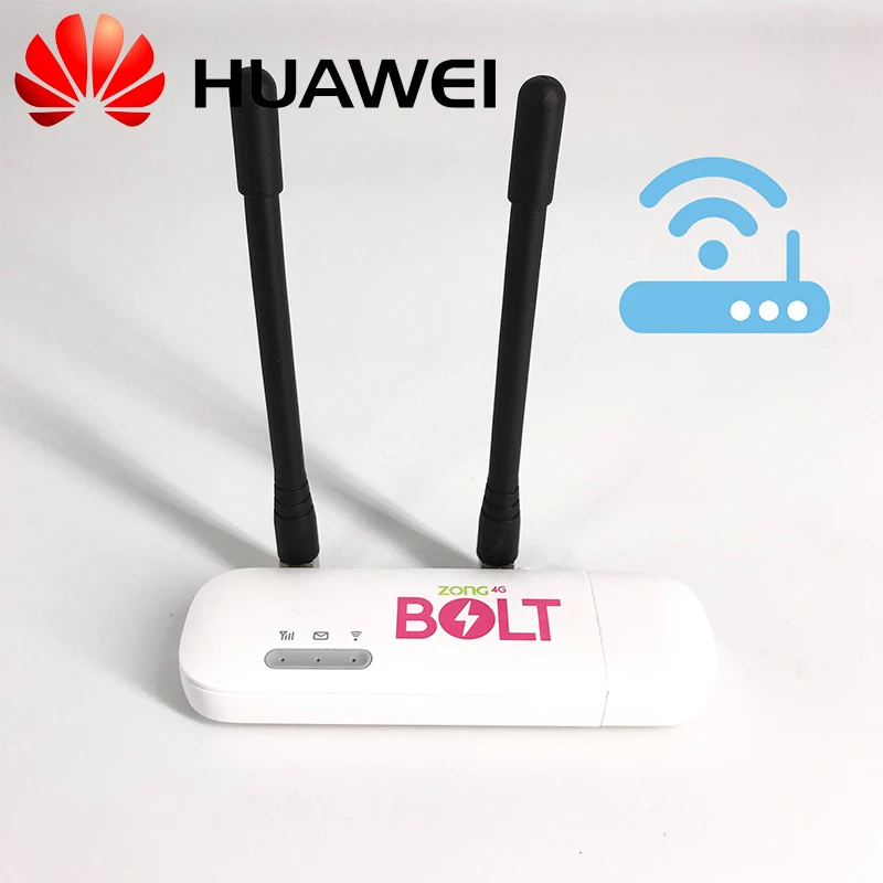 Hotspot até 10 Huawei Modem 150mbps Mifi Usuários Dongle Mais 2pcs Ts9 Antenas Desbloqueado E8372 Wingle E8372h-153 4g Lte Usb 6 10 usuários, dongle usb 4g plus 2