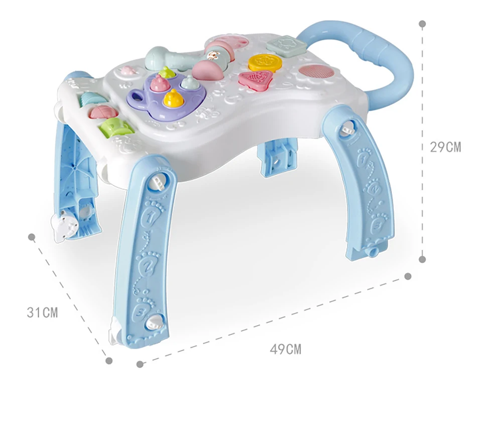 IMBABY baby walker Многофункциональная игрушка-ходунок треугольная структура анти-Роллер ходунки для детей обучающая игрушка-ходунок