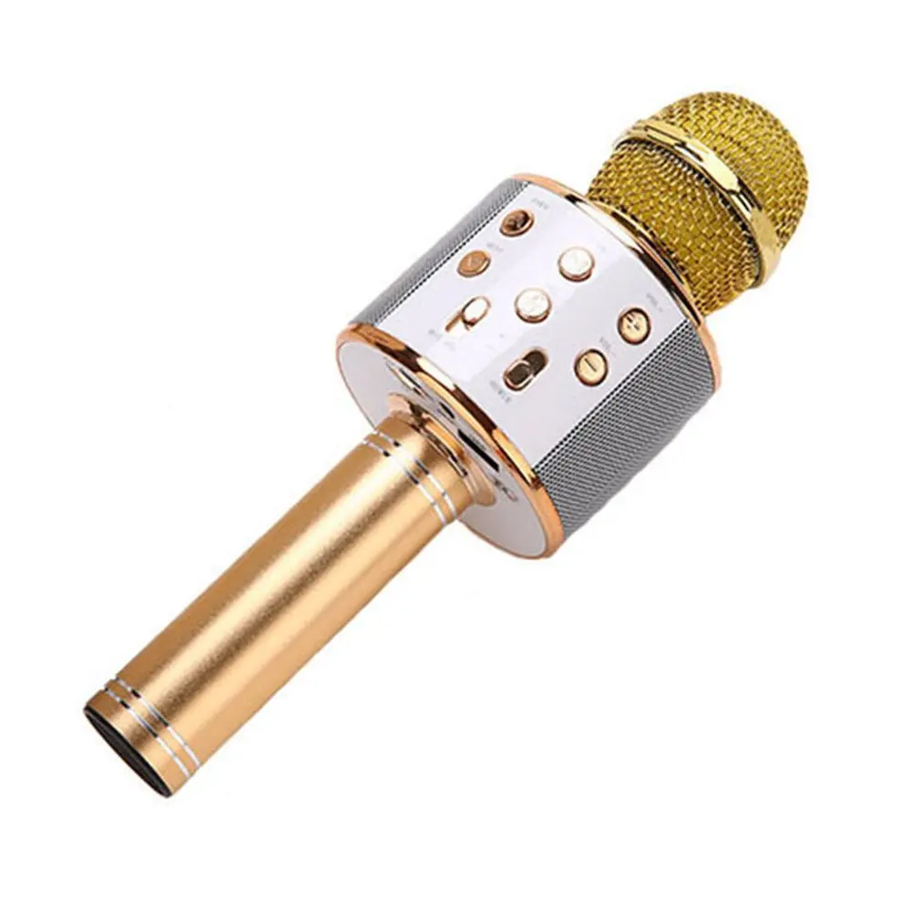 Беспроводной ручной микрофон KTV для караоке USB проигрыватель колонка портативный