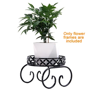 

Support Rack Holder European Style Garden Flower Pot Scindapsus Aureus Iron Art Balcony Indoor Outdoor Living Room Plant Stand