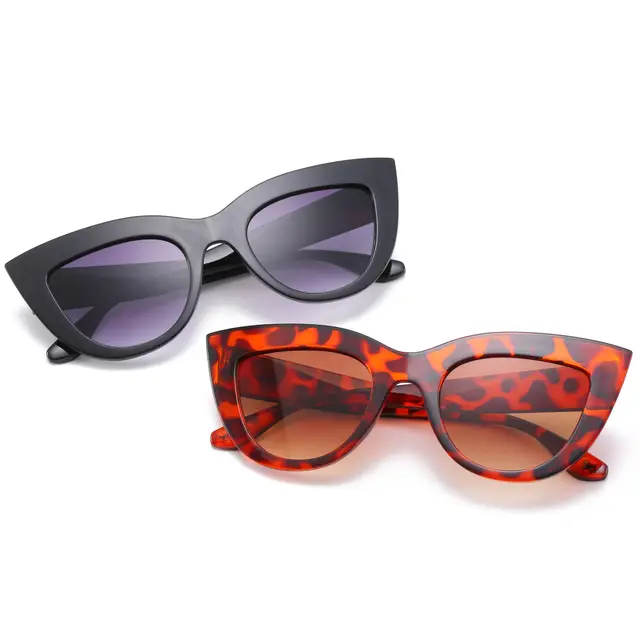 JIFANPAUL Brand Designer Vintage Cat Eye Sunglasses Female Trendy Glasses Personality Cat-eye Sunglasses Anti-blue Light UV400 4