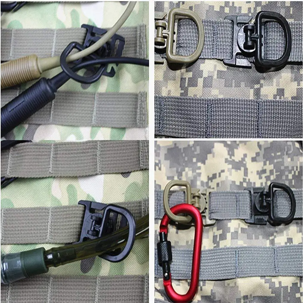 Уличные аксессуары крючки с системой MOLLE карабин для тактической сумки армейский