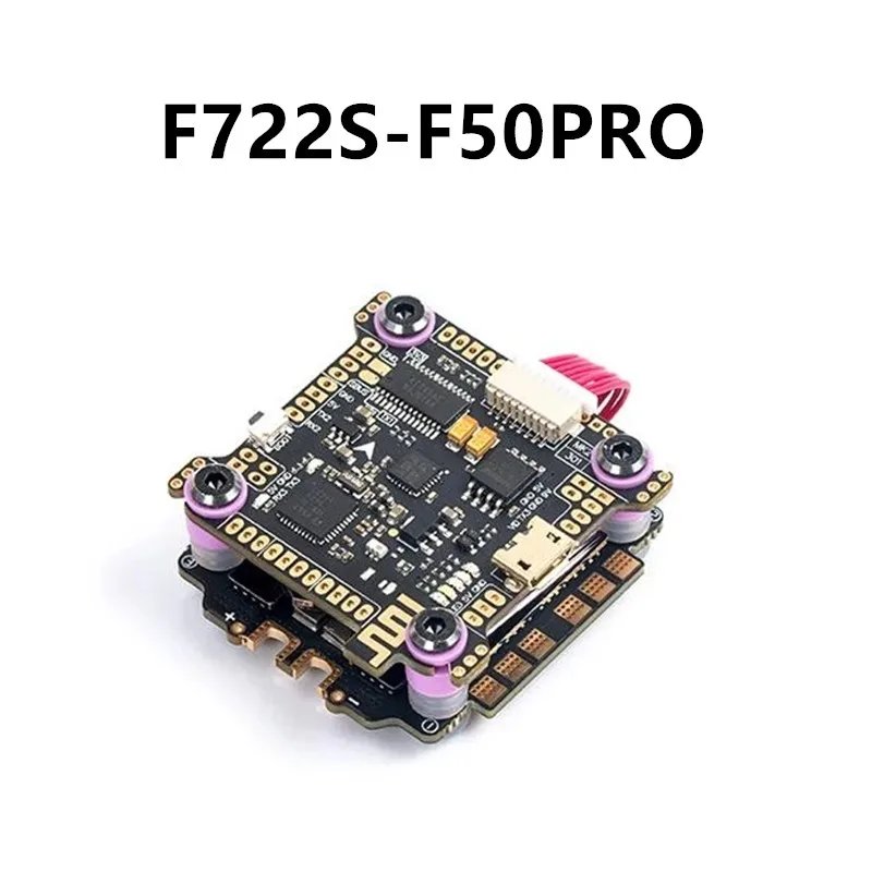 $36.67 Diatone MAMBA F722S Betaflight stack Flight Controller OSD 59V 2A BEC 50A 36S Blheli32 Dshot12