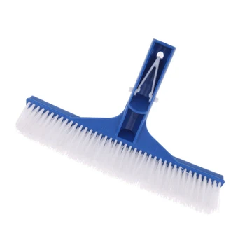 

Blue+White 10 Inch Plastic Brush Head Swimming Pool Liner Cleaner Tiled Concrete Broom Pool Brush Head