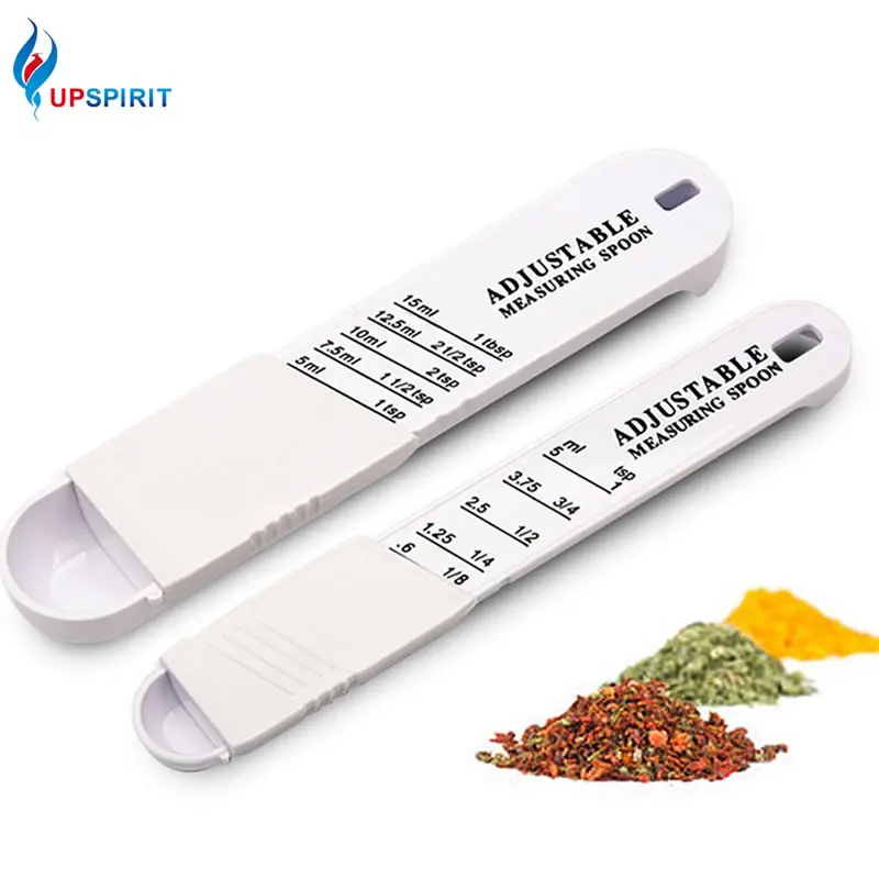 

Upspirit 2Pcs Plastic Measuring Spoons Set Coffee Bean Sugar Salt Spice Measuring Scoop Baking Cups Teaspoon Cup Kitchen Tools