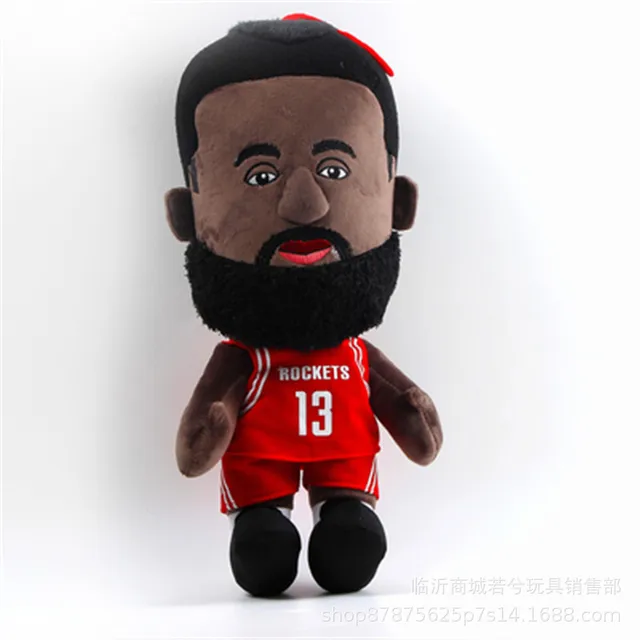 28CMNBA Basketball star plush toy James Harden Curry doll pillow doll decoration souvenir gift