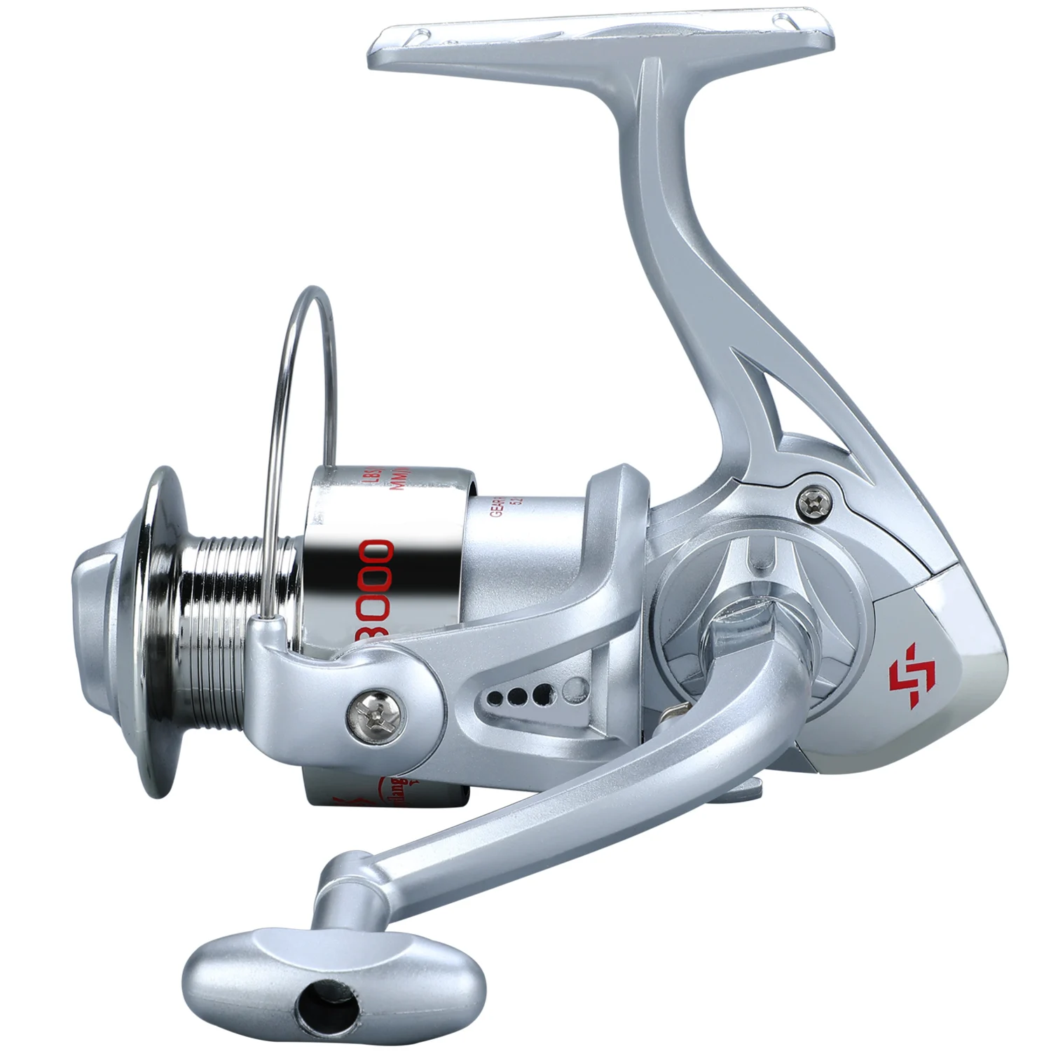 Sougayilang 1000-3000 Fishing Reels Speed 5.2:1 Gear Ratio Right/Left Hand Sea Fishing Reel Saltwater Freshwater Spinning Reel