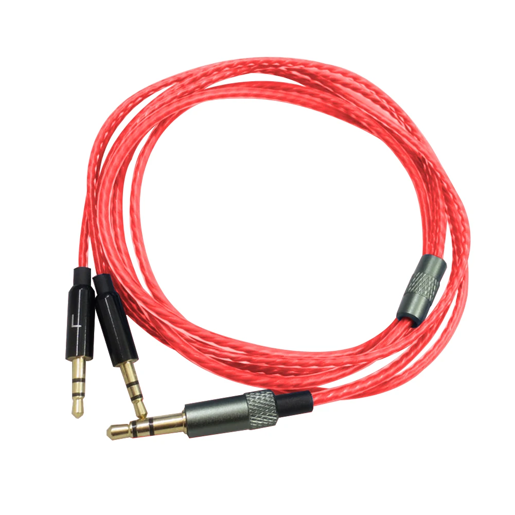 ПВХ прочный сменный аудио кабель аксессуары для наушников провод Универсальный с микрофоном гибкий от 3,5 до 2,5 мм для Sol